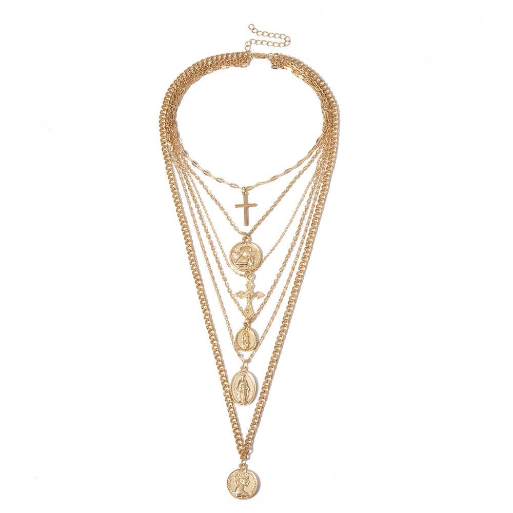 Head Pendant Necklace - Multi-Layered Women's Jewelry - Necklace - LeStyleParfait Kenya
