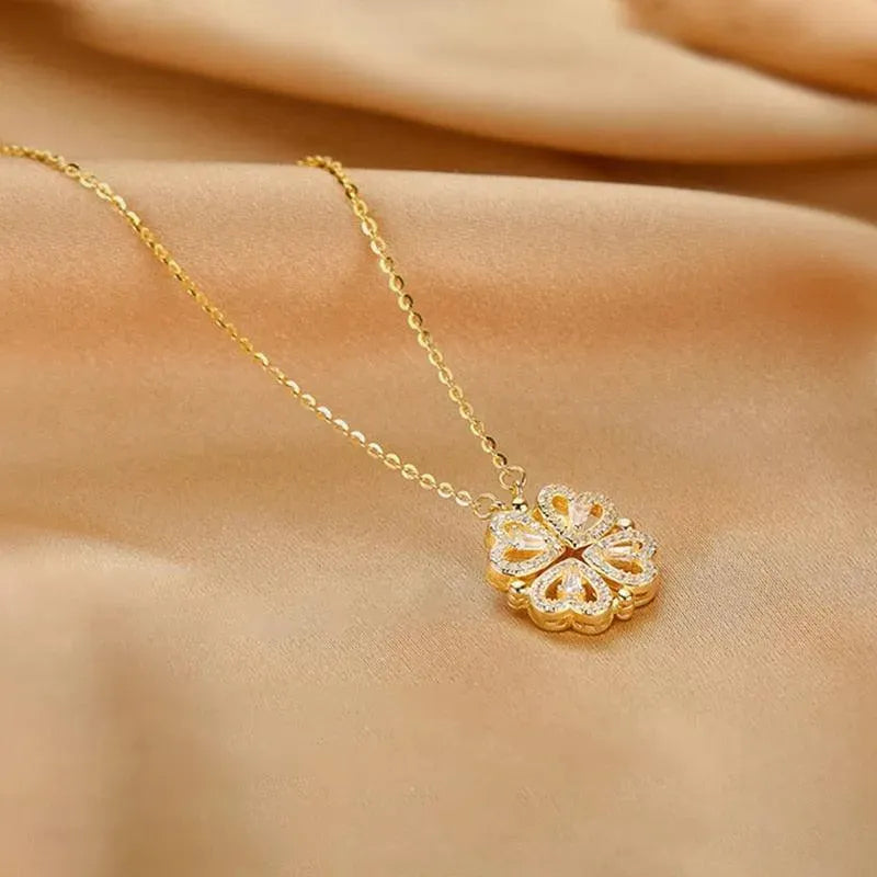 Heart-Shaped Pendant Necklace - Pendant Necklace - LeStyleParfait
