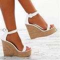 High Heels Wedge Sandals - Wedge Shoes - LeStyleParfait