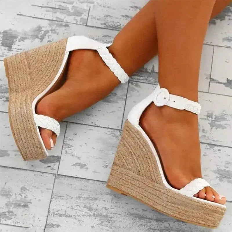 High Heels Wedge Sandals - Wedge Shoes - LeStyleParfait