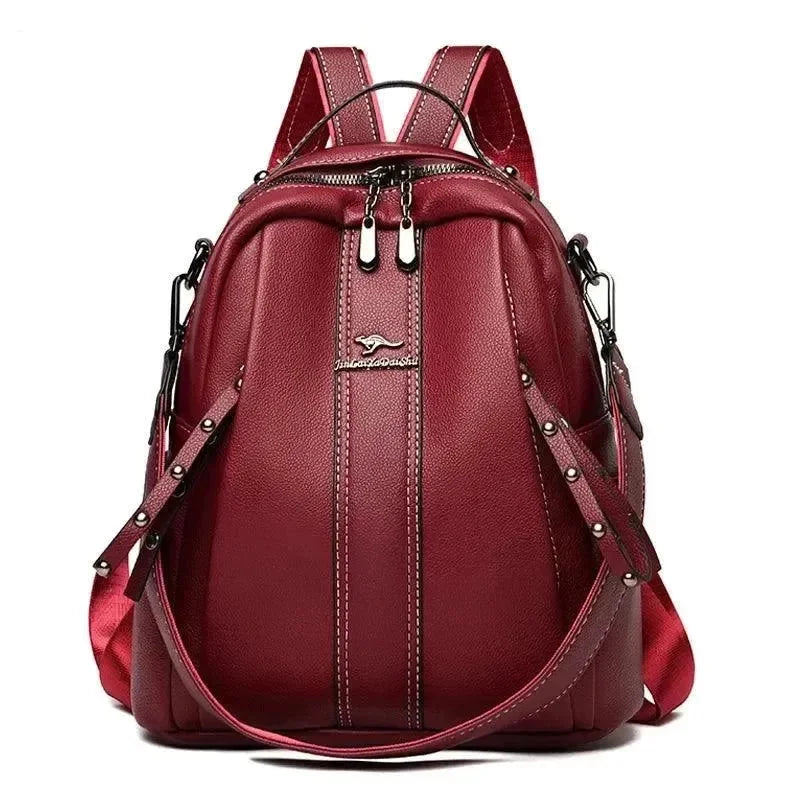 High Quality Leather Women's Backpack Purse - Backpack - LeStyleParfait