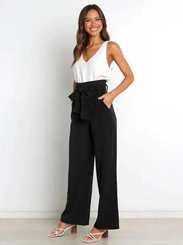 High Waist Wide Leg Women Pants - Women Pants - LeStyleParfait