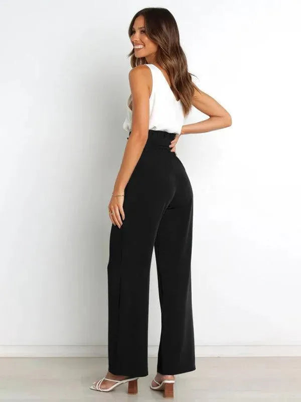 High Waist Wide Leg Women Pants - Women Pants - LeStyleParfait