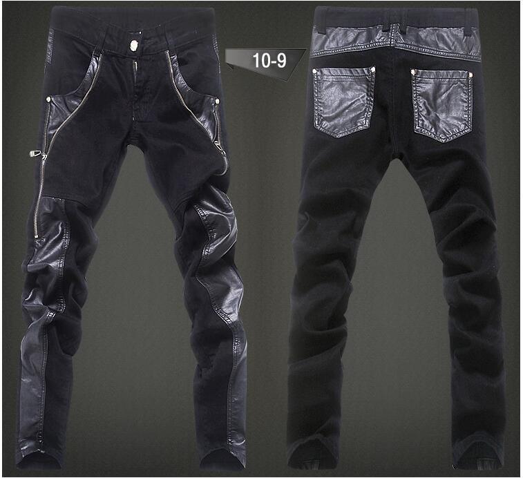 Hip Hop Leather Pants For Men - Pants - LeStyleParfait Kenya