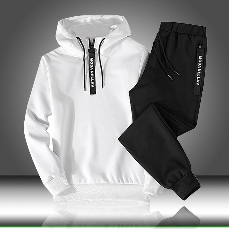 Hooded Casual Tracksuits Outfit Sets - Tracksuit - LeStyleParfait Kenya