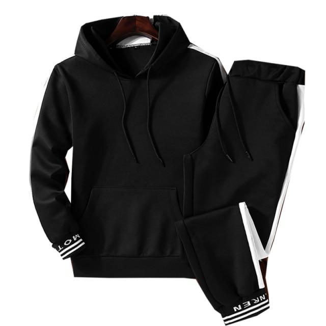 Hooded Casual Tracksuits Outfit Sets - Tracksuit - LeStyleParfait Kenya
