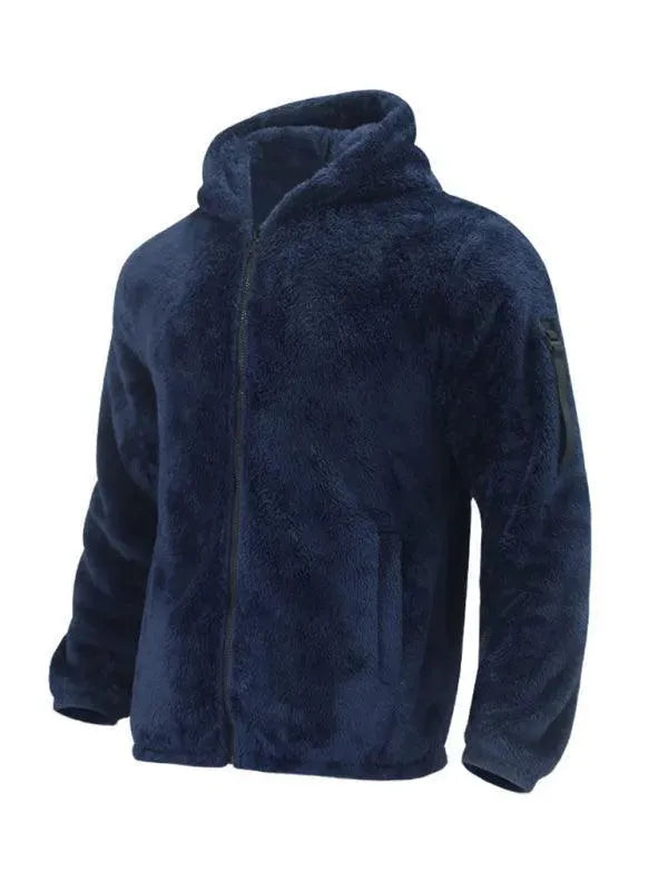 Hooded Fleece Men Winter Jacket - Winter Jacket - LeStyleParfait