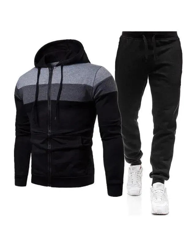 Hooded Sweatshirt Men Tracksuit - Tracksuit - LeStyleParfait