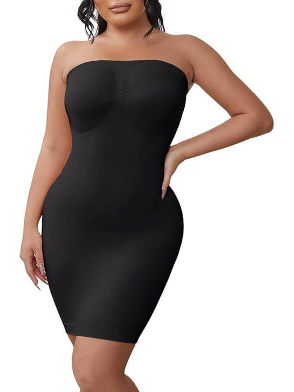 Minimalist Strapless Bodycon Mini Dress