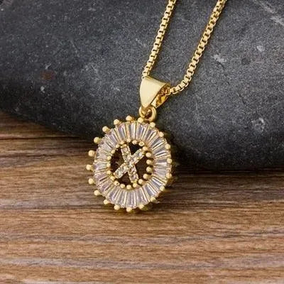 Initial Letter Charm Pendant Necklace - Pendant Necklace - LeStyleParfait