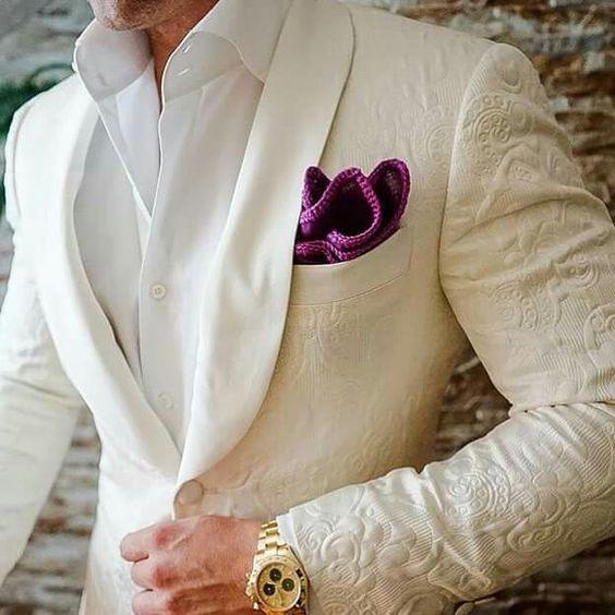 Jacquard Tuxedo Suit For Men - Suit - LeStyleParfait Kenya