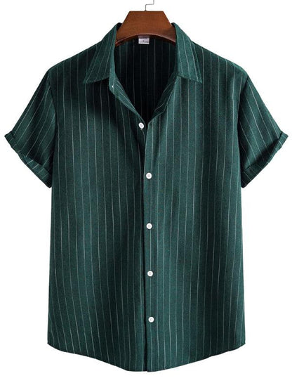 Jojo Striped Short Sleeve Shirt - Shirt - LeStyleParfait Kenya