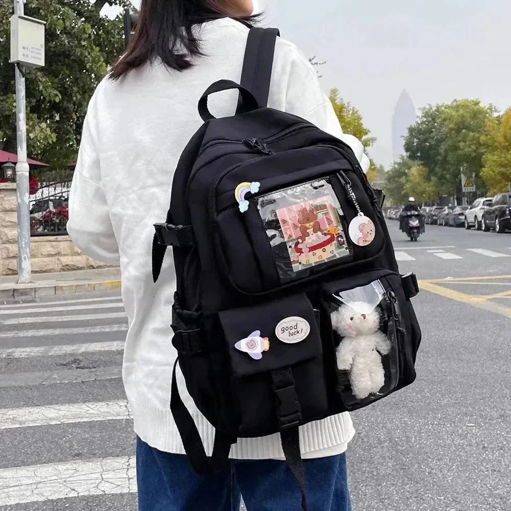 Kawaii Transparent Bear Backpack - Backpack - LeStyleParfait