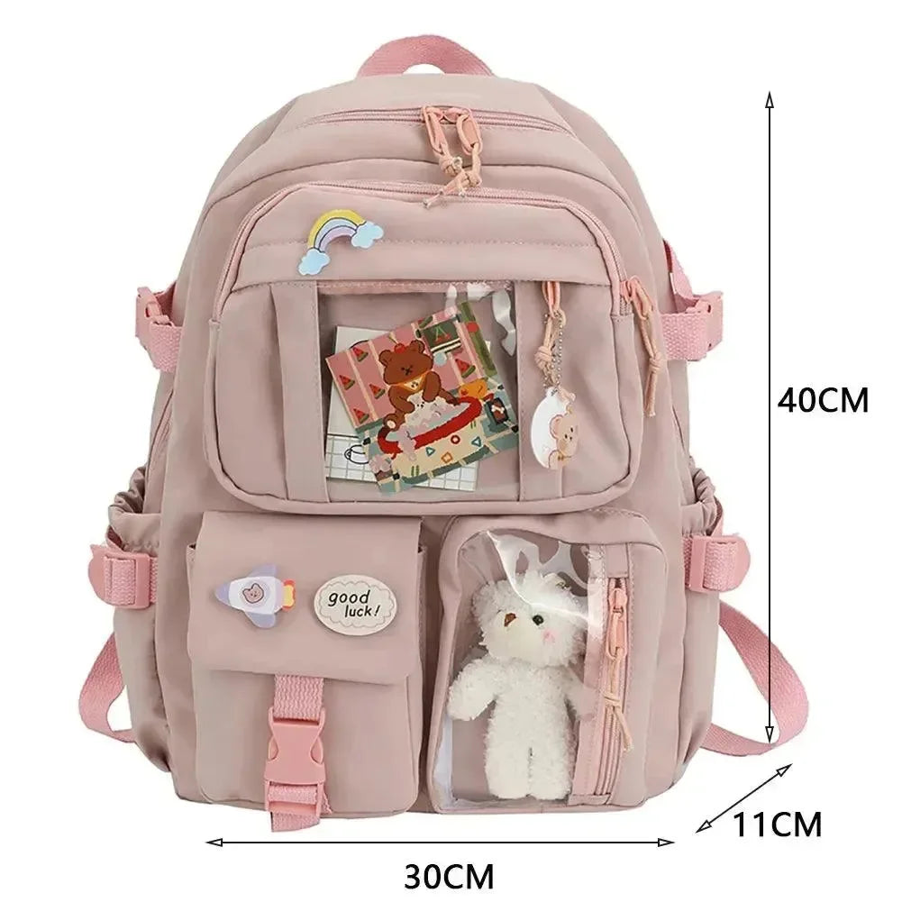 Kawaii Transparent Bear Backpack - Backpack - LeStyleParfait