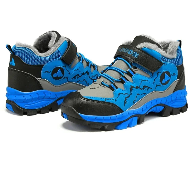 Kids' Boots - Athletic Boys Hiking Ankle Boots Sneakers-Boots-LeStyleParfait