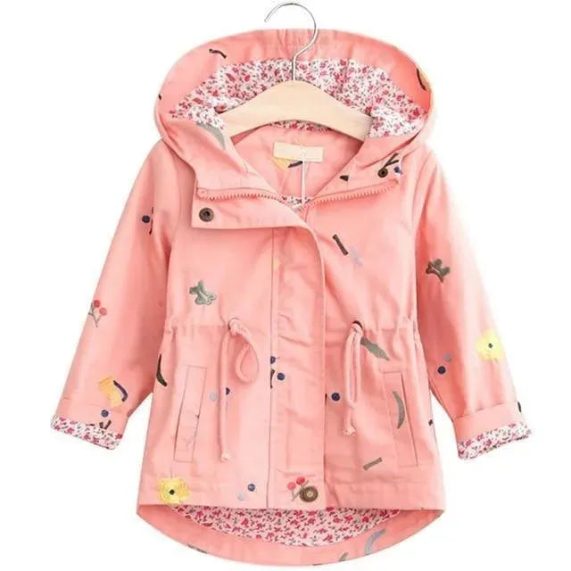 Kids Drawstring Jacket – Stylish Children’s Jacket - Rain Jacket - LeStyleParfait