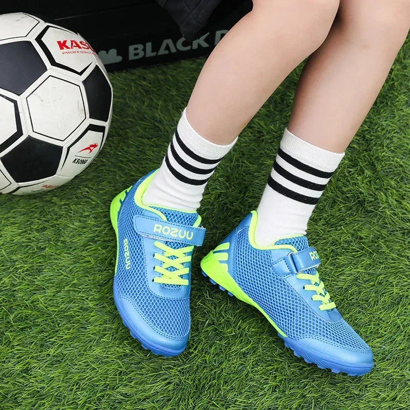 Kids' Sneakers - Athletic Sneakers - Lace-Up Velcro All-Season Shoes