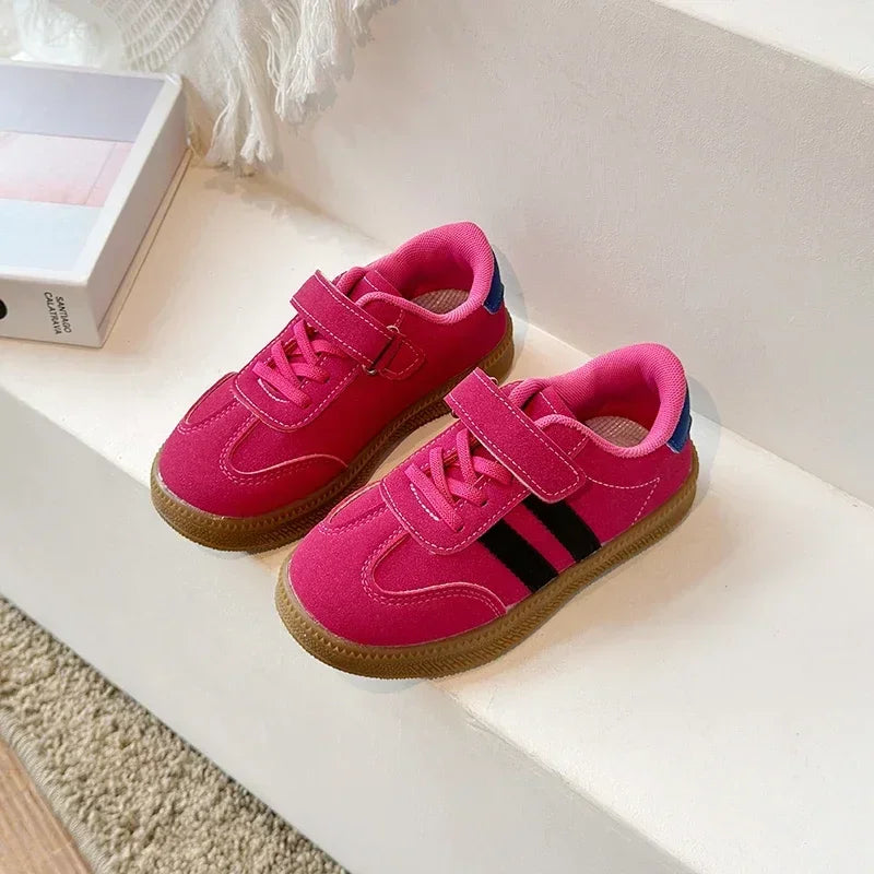 Kids' Sneakers - Court Sneakers - Hook-Loop All-Season Shoes