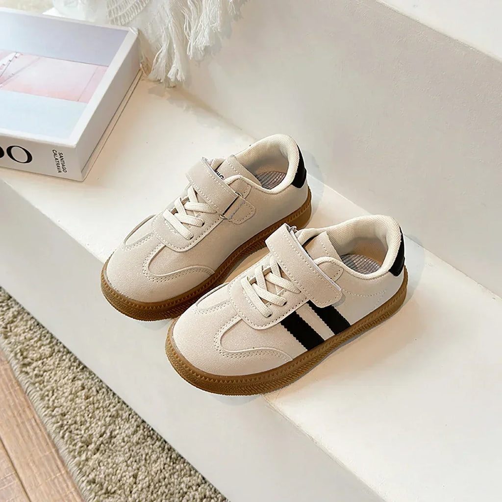Kids' Sneakers - Court Sneakers - Hook-Loop All-Season Shoes