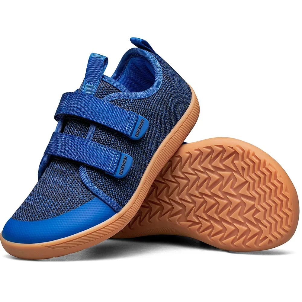 Kids' Sneakers - Low-Top Slip-On Sneakers Shoes - Hook-Loop Velcro All-Season Shoes