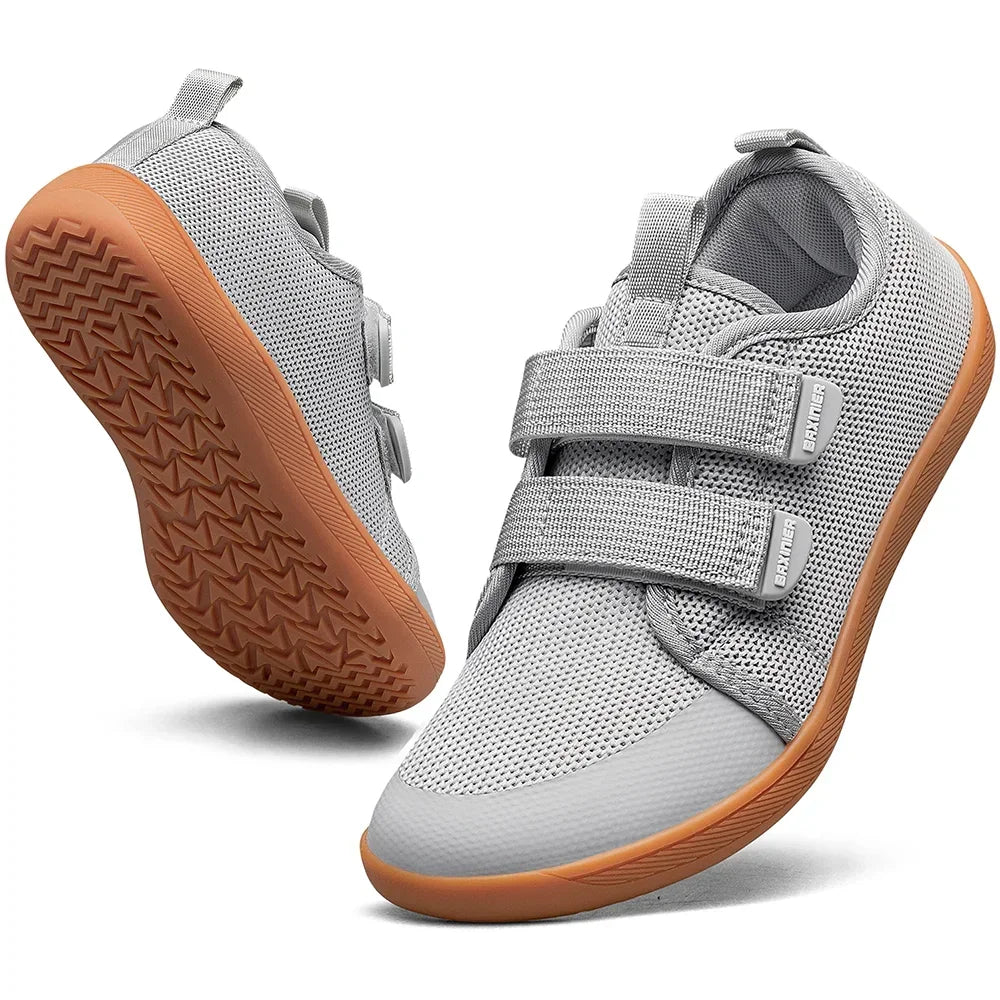 Kids' Sneakers - Low-Top Slip-On Sneakers Shoes - Hook-Loop Velcro All-Season Shoes