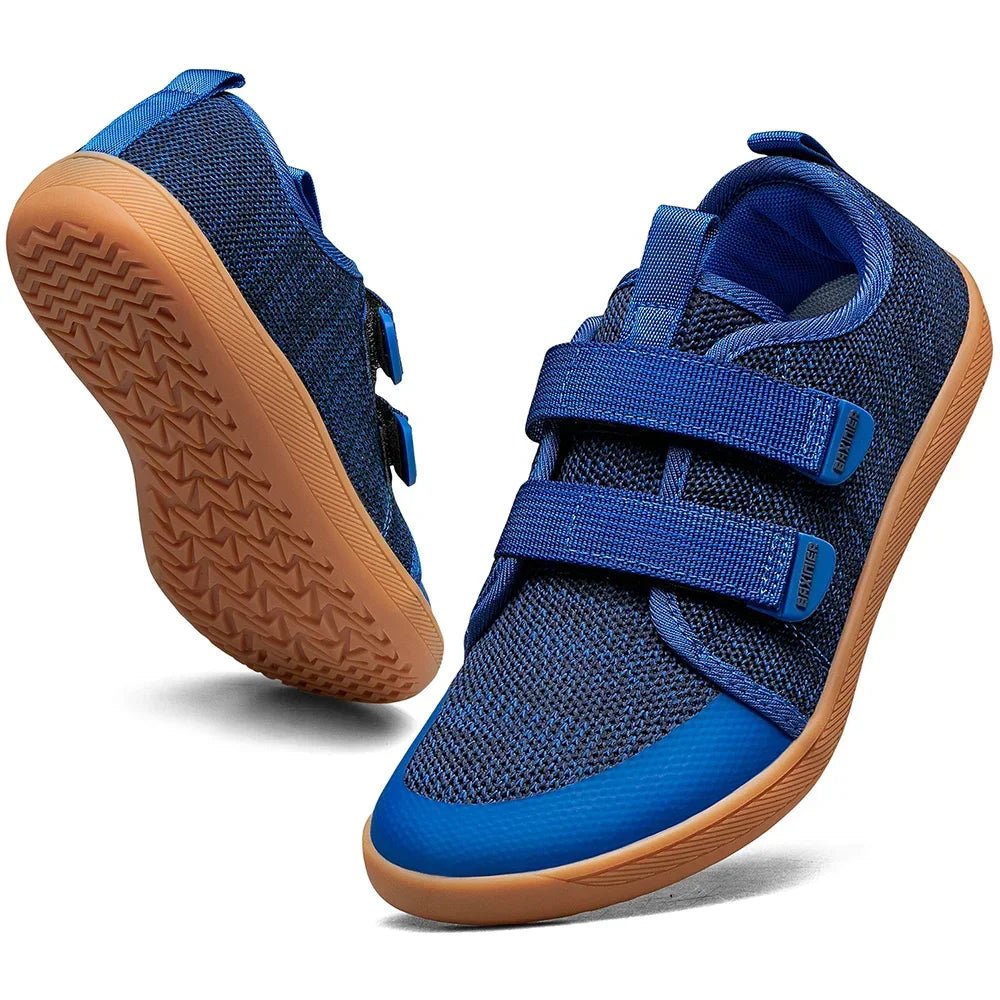 Kids' Sneakers - Low-Top Slip-On Sneakers Shoes - Hook-Loop Velcro All-Season Shoes