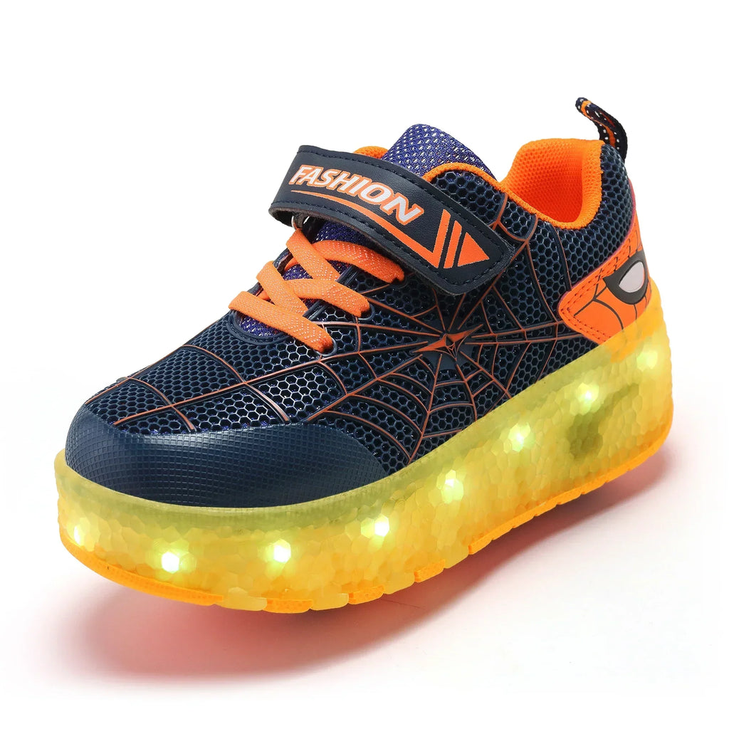 Kids' Sneakers - Low-Top Sneakers - Hook-Loop Lace-Up All-Season Shoes