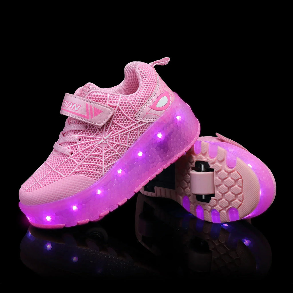 Kids' Sneakers - Low-Top Sneakers - Hook-Loop Lace-Up All-Season Shoes
