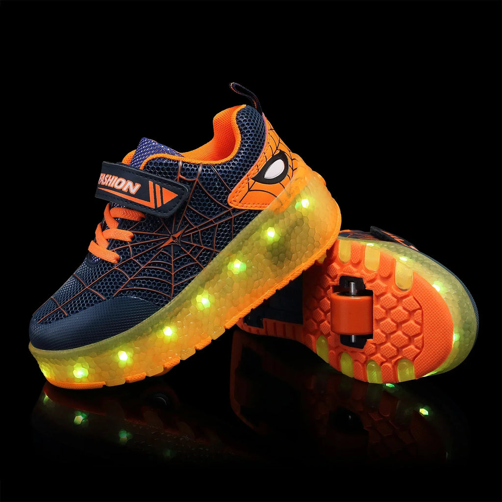 Kids' Sneakers - Low-Top Sneakers - Hook-Loop Lace-Up All-Season Shoes