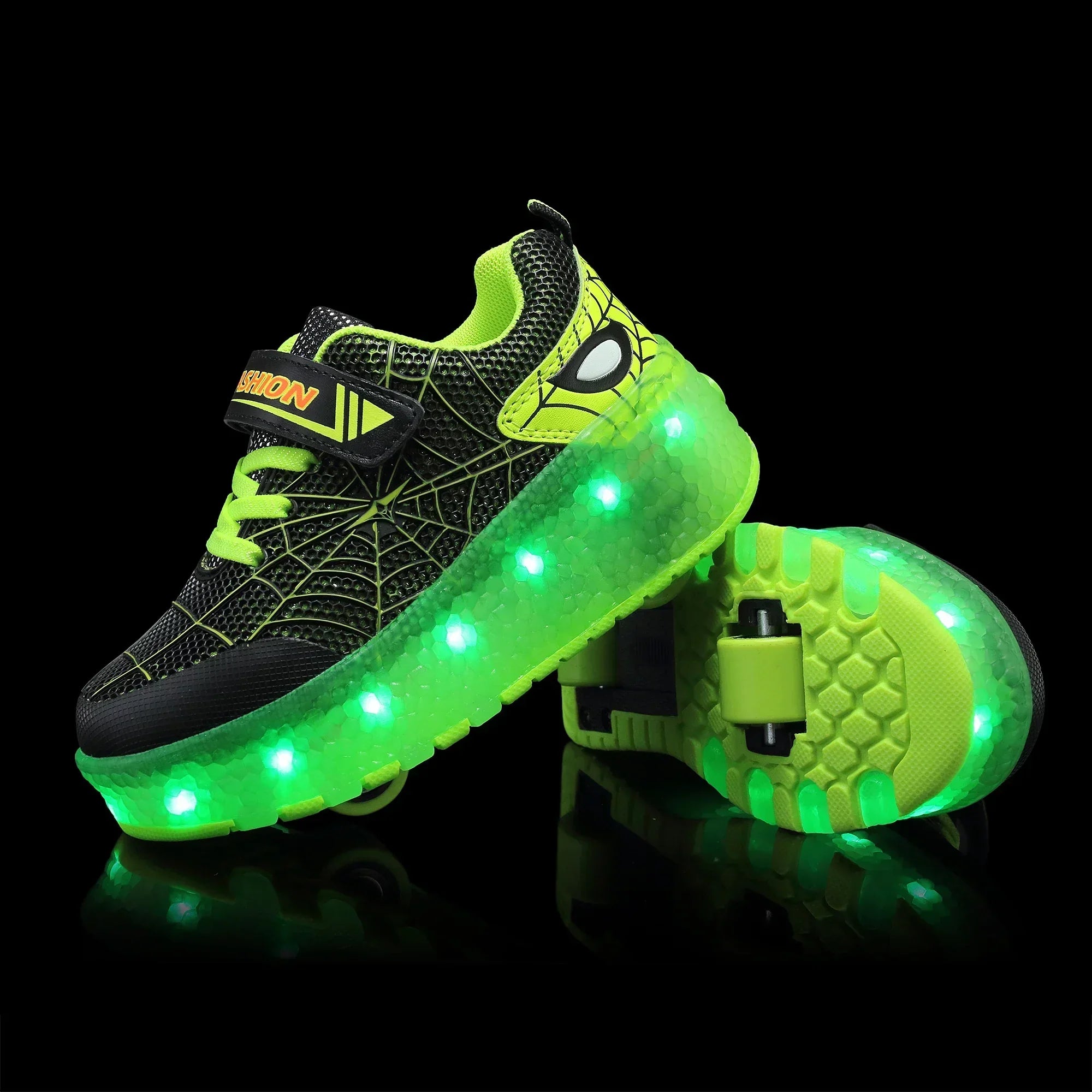 Kids' Sneakers - Low-Top Sneakers - Hook-Loop Lace-Up All-Season Shoes