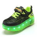 Kids' Sneakers - Low-Top Sneakers - Hook-Loop Lace-Up All-Season Shoes