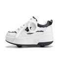 Kids' Sneakers - Platform Sneakers - Lace-Up All-Season Shoes