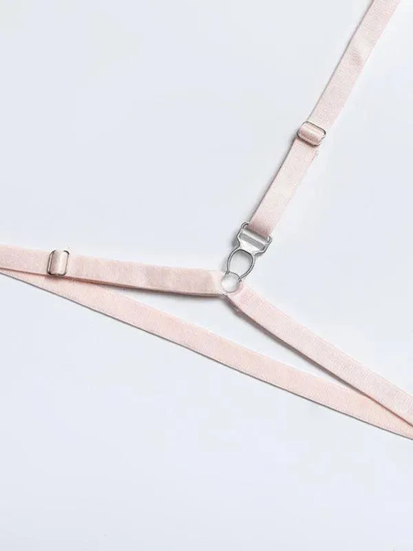 Lace Feather Lingerie Set - Lingerie Set - LeStyleParfait