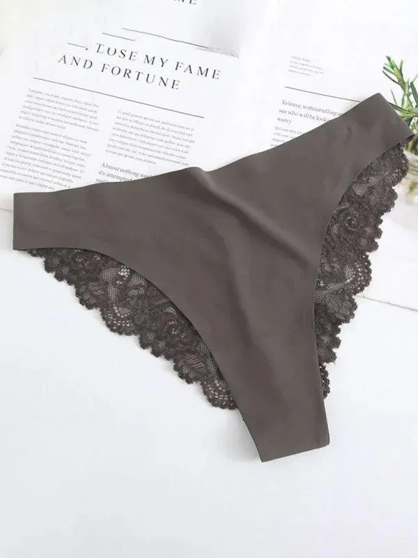LeStyleParfait Women's Underwear Underwear Slips Plain-Solid-Panties