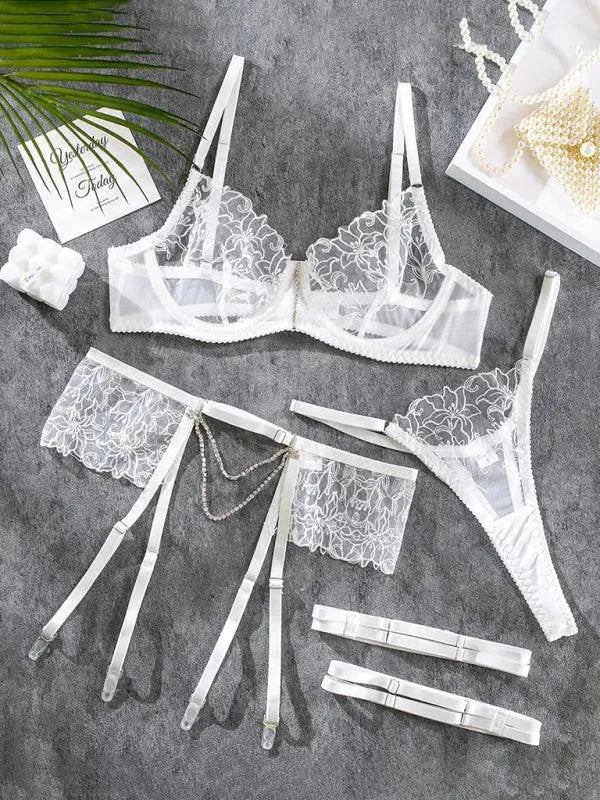 Ladies Strappy Lingerie Sets - Lingerie Set - LeStyleParfait