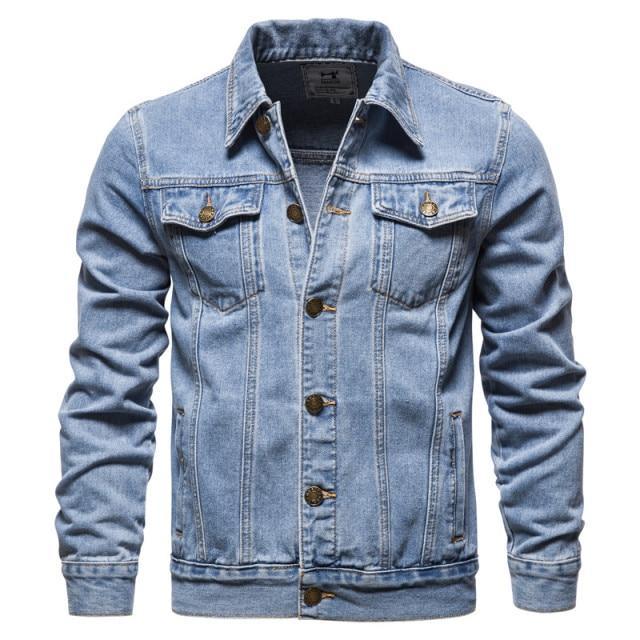 Lapel Denim Jeans Jackets - Jacket - LeStyleParfait Kenya