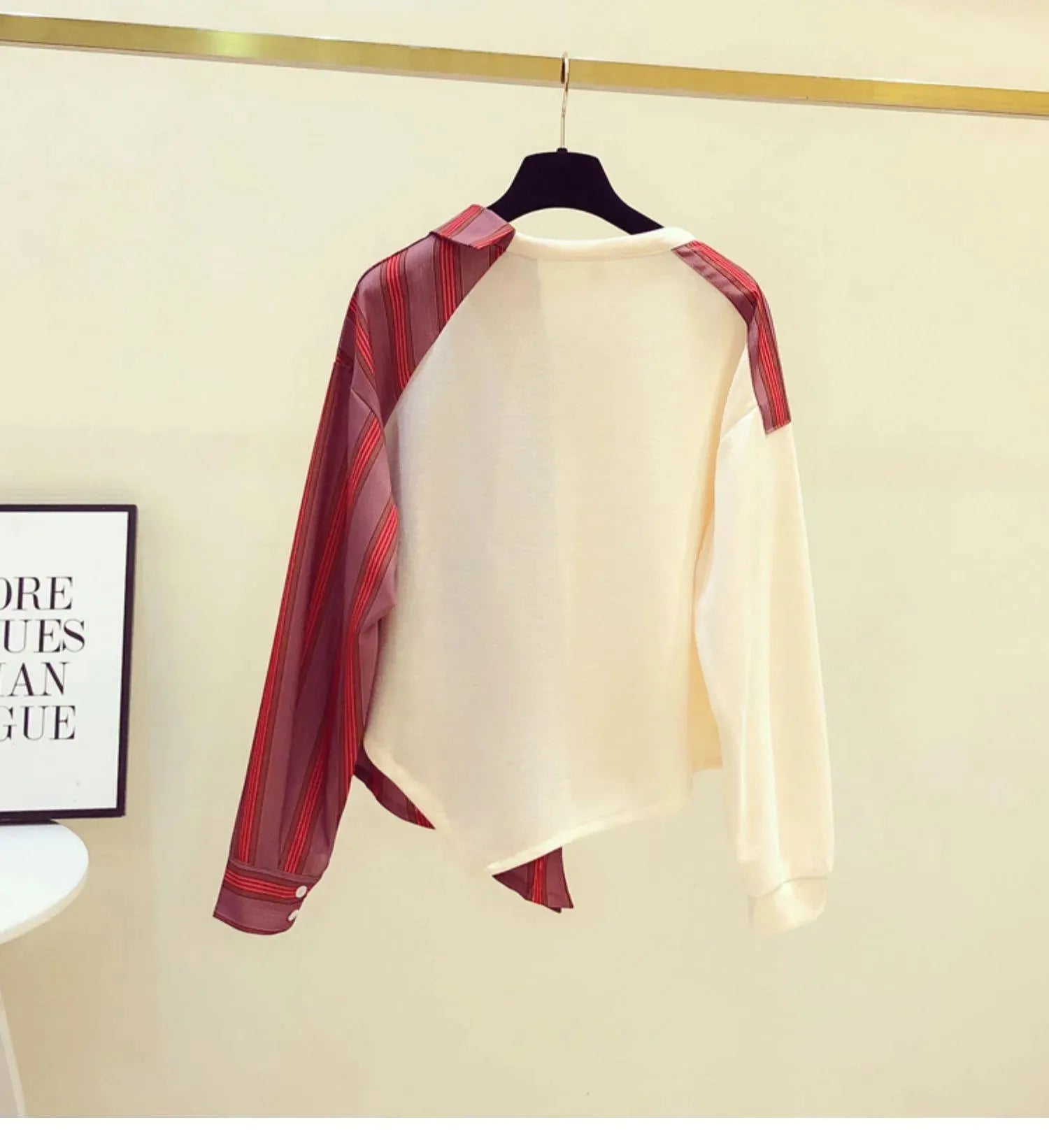 Liana Irregular Stitch Women Tops - Blouse - LeStyleParfait