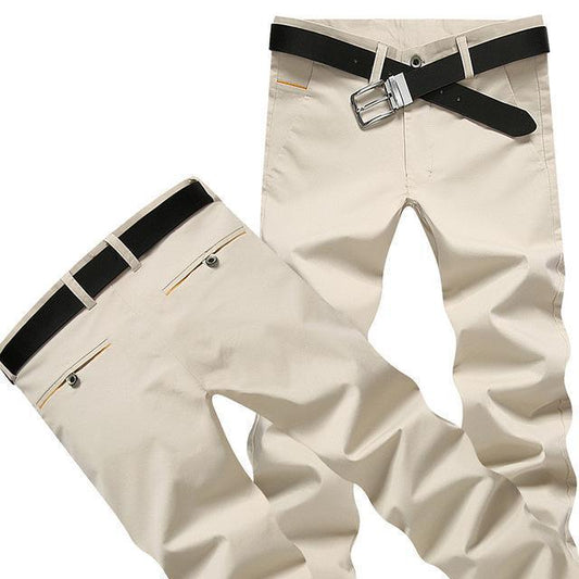Light Khaki Casual Pants For Men - Pants - LeStyleParfait Kenya
