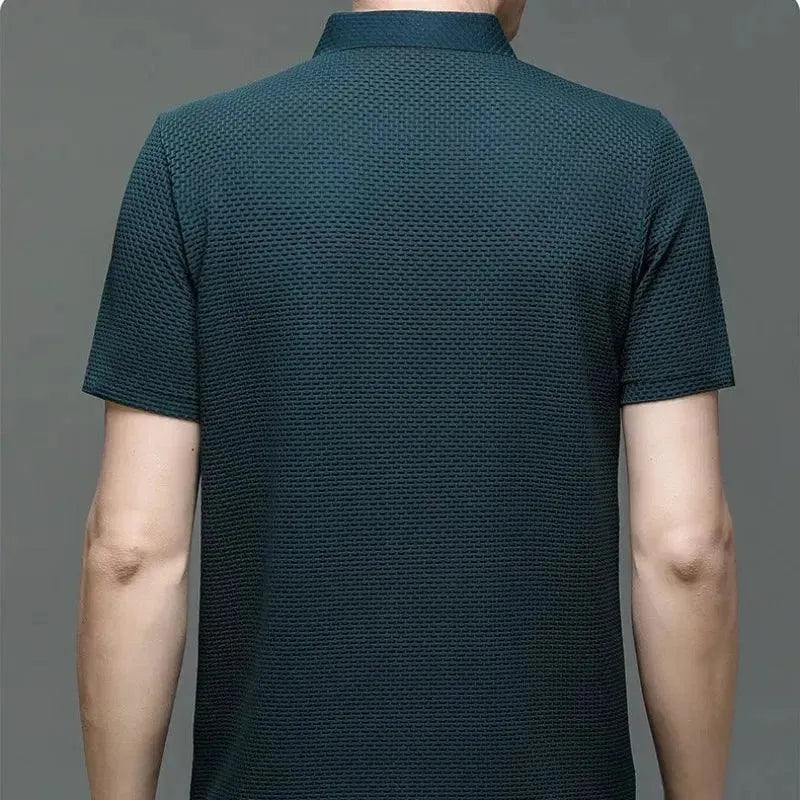 Loop-up Short-Sleeved Men Polo Shirt - Polo Shirt - LeStyleParfait