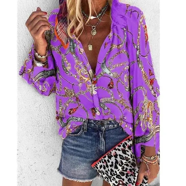 Loose Casual Blouses - Women's Shirt - LeStyleParfait