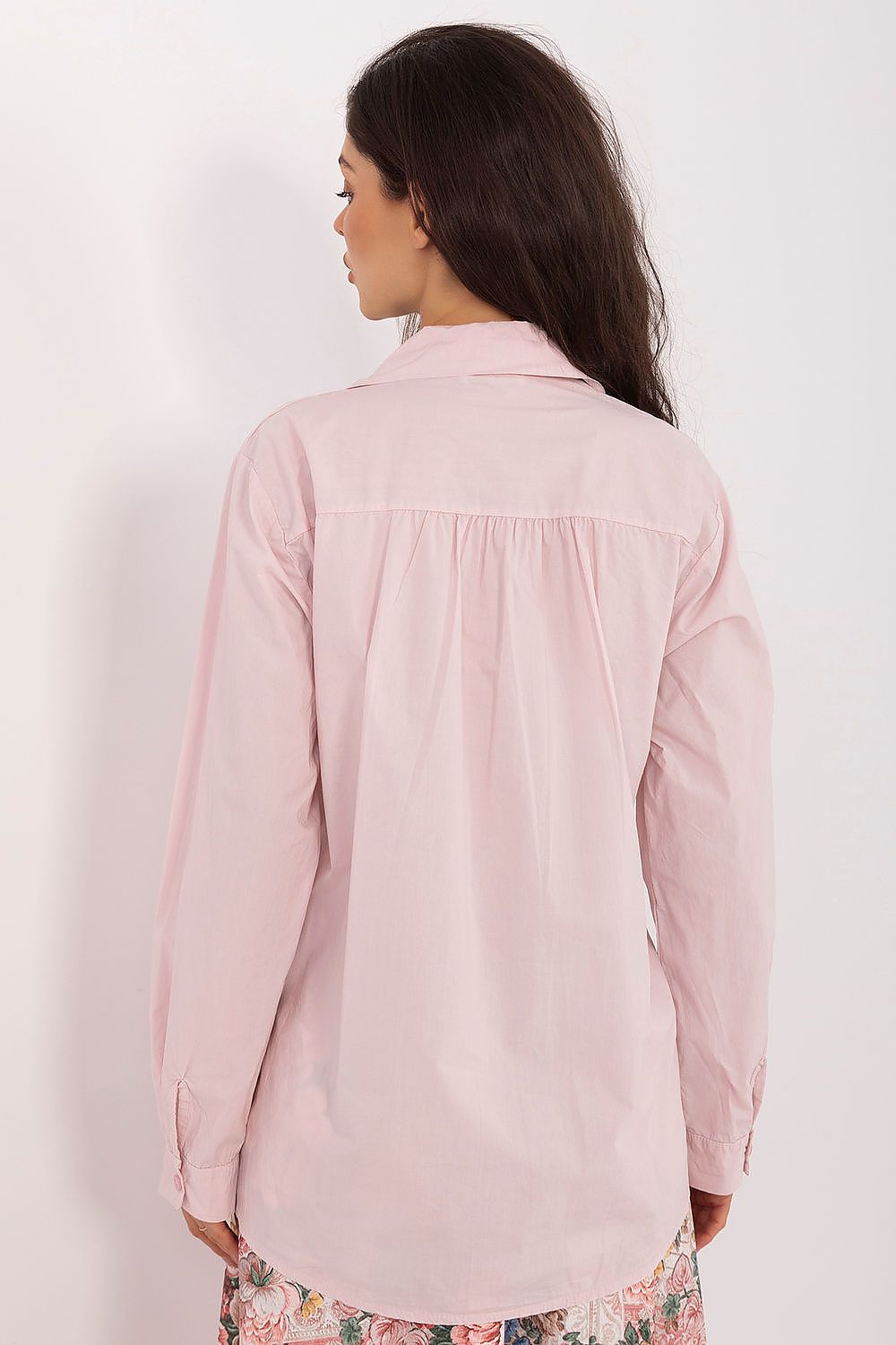 Loose Cotton Casual Women's Shirt-Women's Shirts-LeStyleParfait