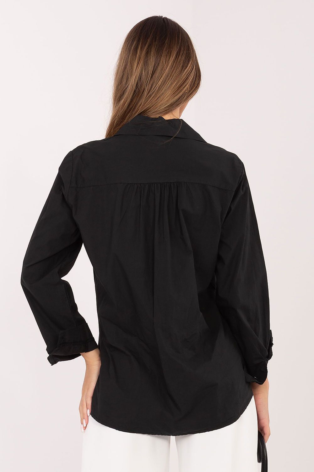 Loose Cotton Casual Women's Shirt-Women's Shirts-LeStyleParfait