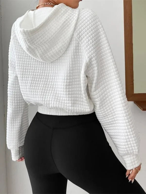 Loose Drawstring Women Hoodie-Women Hoodie-LeStyleParfait