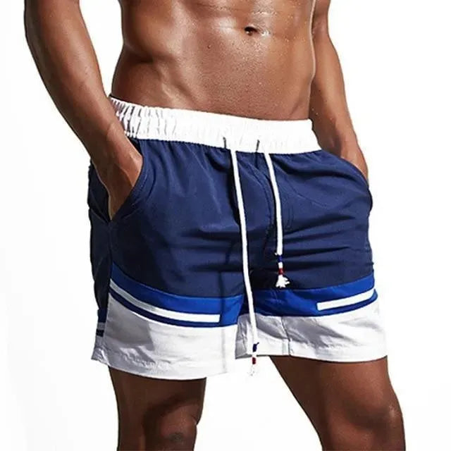 Loose Patchwork Beach Shorts - Beach Shorts - LeStyleParfait