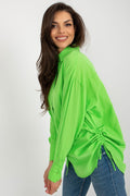 Loose Side Tie Women's Shirt-Women's Shirts-LeStyleParfait