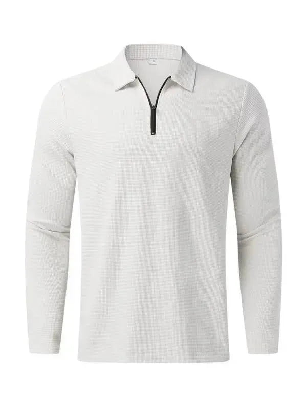 LeStyleParfait Men's Clothing Outfit Set Tracksuits Casual Zipper Plain-Solid Turn Down Collar