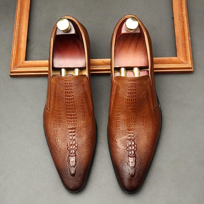 Lorenzo Leather Dress Shoes For Men - Shoes - LeStyleParfait Kenya