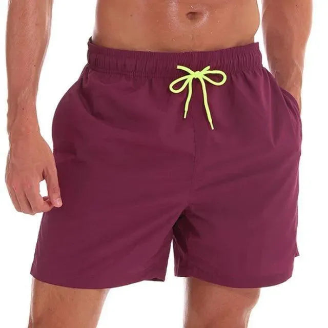 Luminous Beach Shorts With Drawstring - Beach Shorts - LeStyleParfait