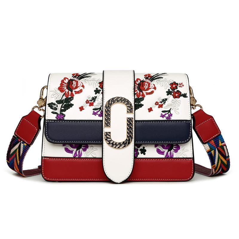 Luxury Brand Women Shoulderbags Embroidery Flowers Handbags - Bag - LeStyleParfait Kenya