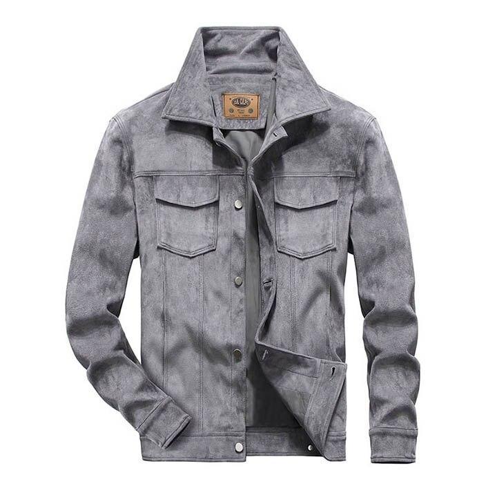 MacAnthony Suede Leather Jacket For Men - Jacket - LeStyleParfait Kenya